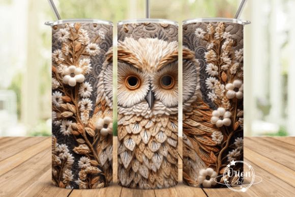 3D Owl Tumbler Wrap PNG: A Versatile Design Guide