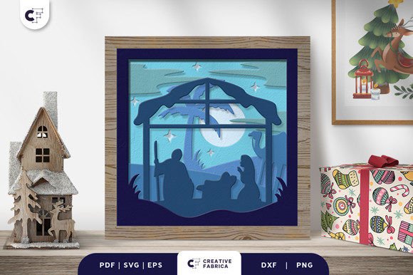 Crafting Serenity: A Guide to the Baby Jesus 3D Light Box Paper Cut