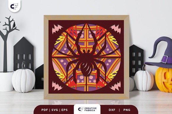 Elevating Halloween Decor with a 3D Intricate Spider Web Paper Cut