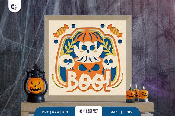 Ghost with Candies 3D Shadow Box: A Spooky Craft Guide