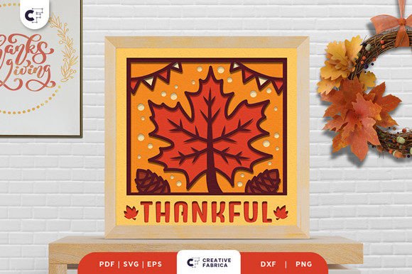 Maple Leaves 3D Paper Cutting SVG Guide