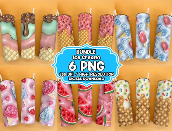 Mastering the 3D Inflated Ice Cream 20oz Tumbler Wrap for Professional Results