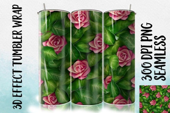 Mastering Your Sublimation Workflow with the 3D Camellia Leaf Tumbler Wrap