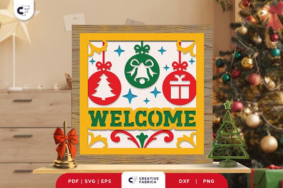 Redefining Seasonal Curb Appeal: The Strategic Value of the Winter Welcome Sign 3D Shadow Box SVG