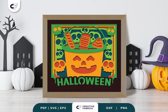 Transform Your Halloween Decor with a 3D Jack O'Lantern Candy Shadowbox